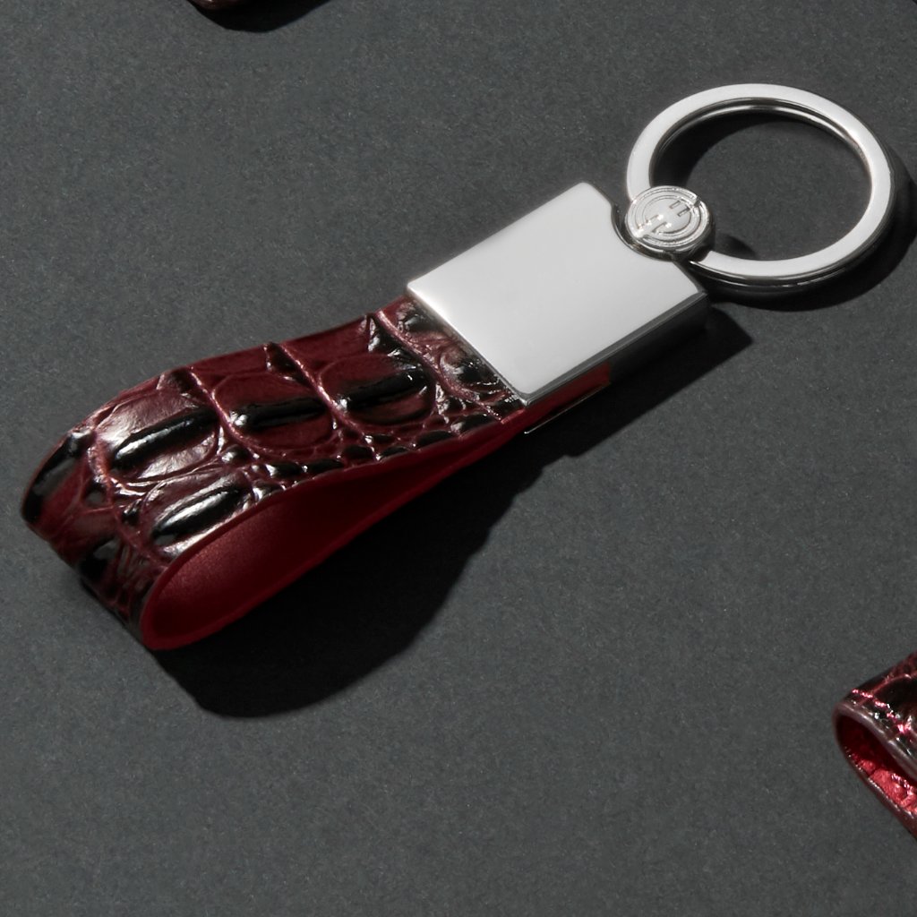 Leather Key Chain Leather Key Fob Leather Lanyard Key Clip Leather